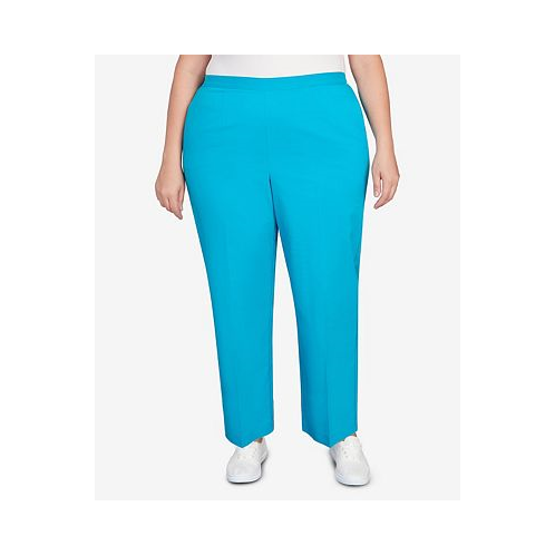 Alfred Dunner Plus Size Tradewinds Stretch Waist Average Length Pants