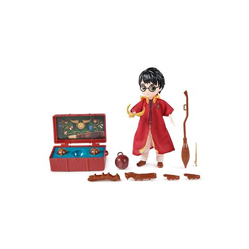 Wizarding World Harry Potter 8 Harry Potter Quidditch Doll Gift Set with Robe and 9 Doll Accessories 11 Pieces