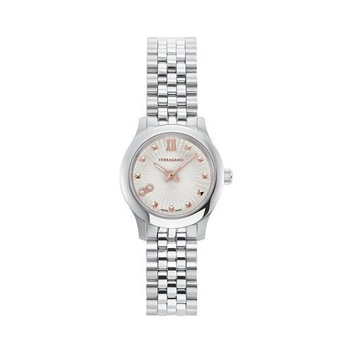 Ferragamo Salvatore Womens Swiss Stainless Steel Bracelet Watch 25mm