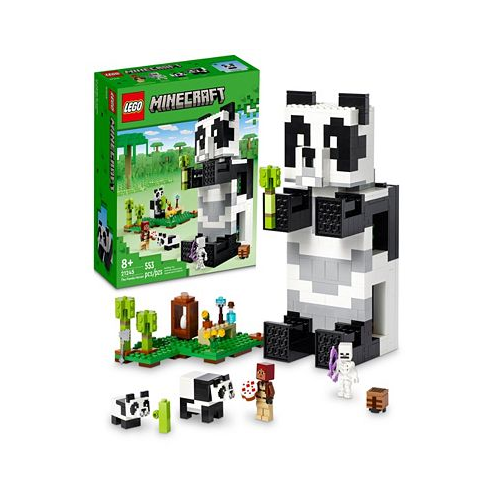 LEGO Minecraft The Panda Haven 21245 Toy Building Set with Jungle Explorer Panda Baby Panda and Skeleton Figures