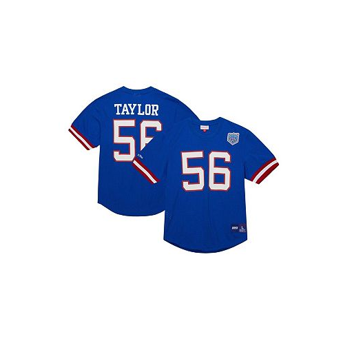 Mitchell & Ness Mens Lawrence Taylor Royal New York Giants Retired Player Name and Number Mesh Top