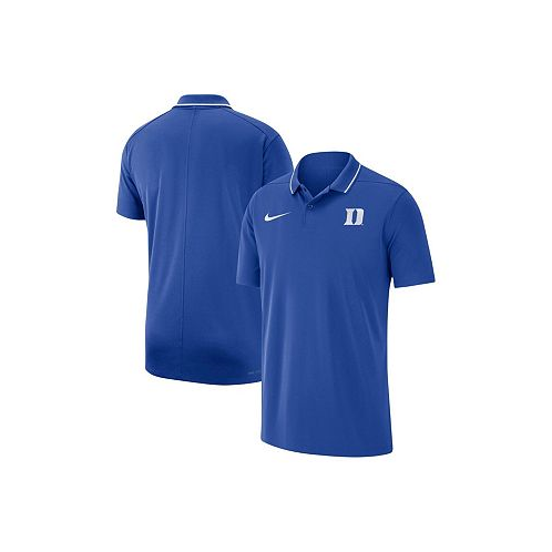 Nike Mens Royal Duke Blue Devils 2023 Coaches Performance Polo Shirt