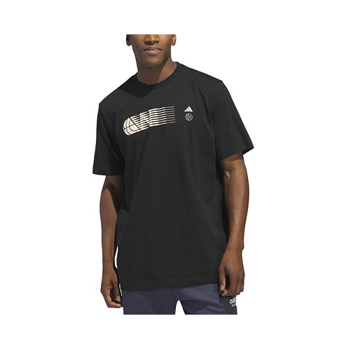 Adidas Mens Worldwide Hoops City Graphic T-Shirt