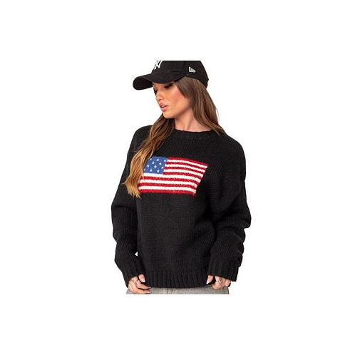 Edikted Womens USA oversized chunky knit sweater