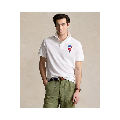 Polo Ralph Lauren Mens Classic-Fit Embroidered Mesh Polo Shirt