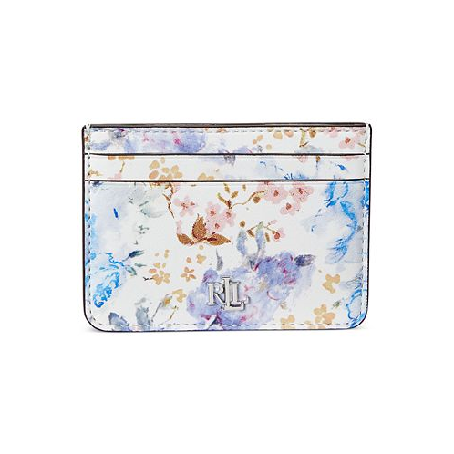 POLO Ralph Lauren Floral Nappa Leather Card Case