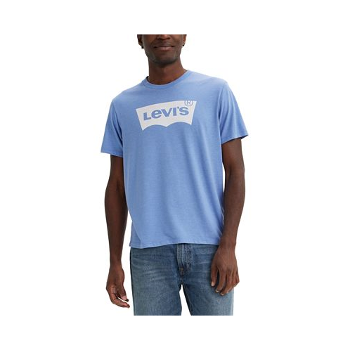Levis Mens Classic-Fit Batwing Logo Short Sleeve Crewneck T-Shirt