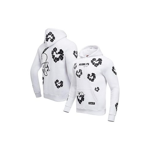Freeze Max Mens White Peanuts Heart Pullover Hoodie