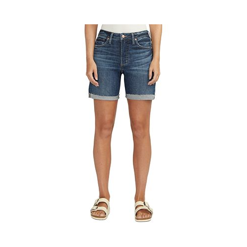 Silver Jeans Co. Womens Sure Thing Stretch Denim Shorts