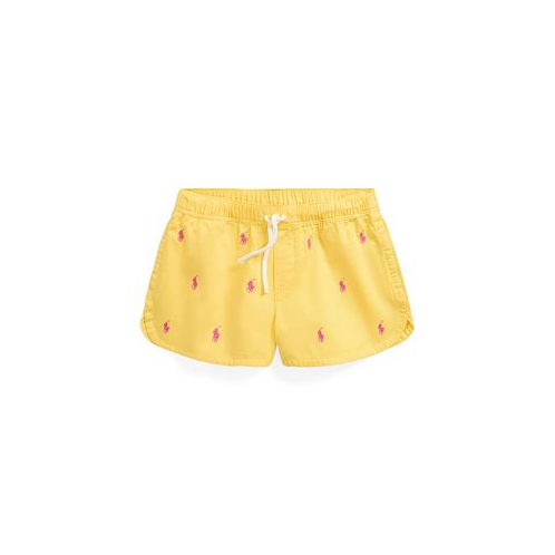 Polo Ralph Lauren Big Girls Polo Pony Cotton Twill Shorts