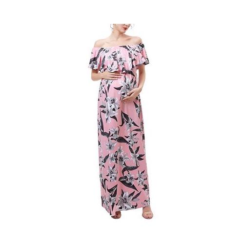 Kimi + kai Maternity Floral Print Nursing Maxi Dress