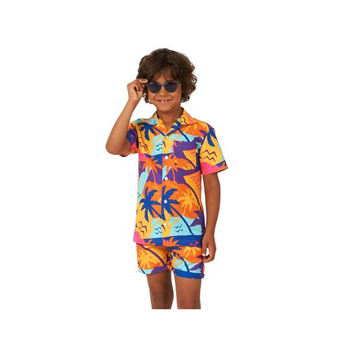 OppoSuits Little Boys 2 Pc Summer Shirt and Shorts Set