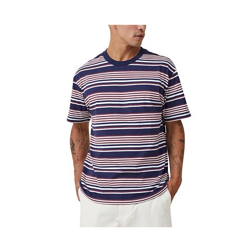 COTTON ON Mens Loose Fit Stripe T-Shirt