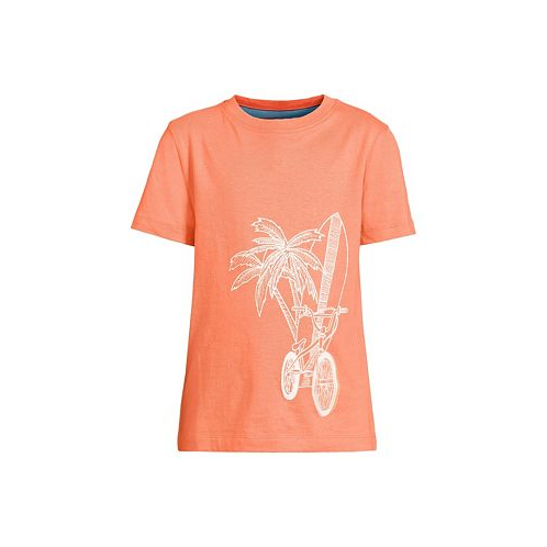 Lands End Boys Short Sleeve Graphic Tee