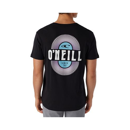 ONeill Mens Sunny Day Relaxed Fit Short-Sleeve Logo Graphic Crewneck T-Shirt