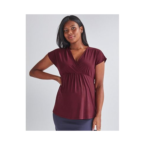 ANGEL MATERNITY Maternity Angel Crossover Work Top