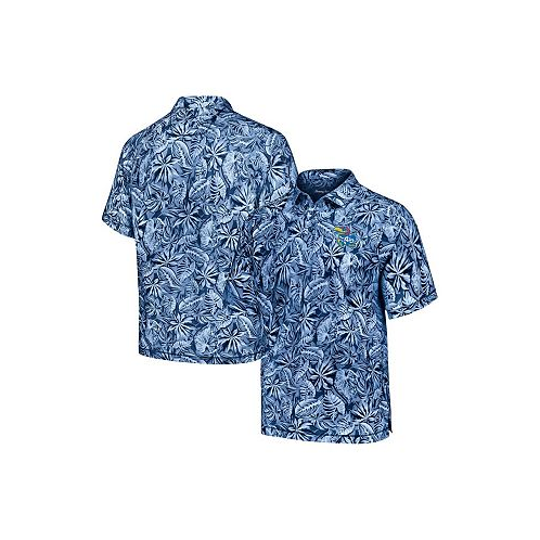 Tommy Bahama Mens Blue Kansas Jayhawks Tropical Score IslandZone Polo