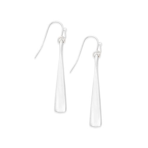 POLO Ralph Lauren Silver-Tone Sculptural Mini Drop Earrings