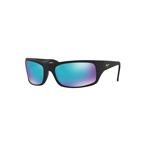 Maui Jim Peahi Polarized Sunglasses 202 Blue Hawaii Collection