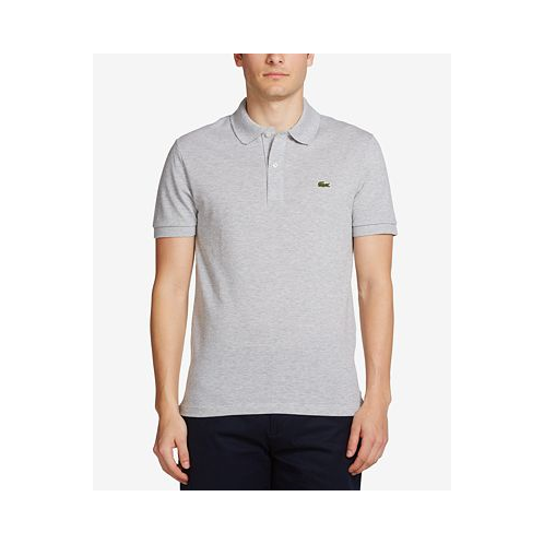 Lacoste Mens Slim Fit Short Sleeve Ribbed Polo Shirt