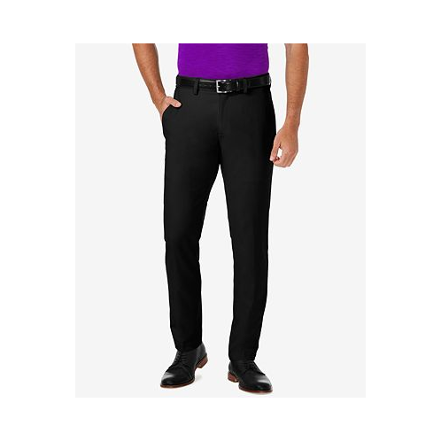 Haggar Mens Cool 18 PRO Slim-Fit Flat Front Stretch Dress Pants