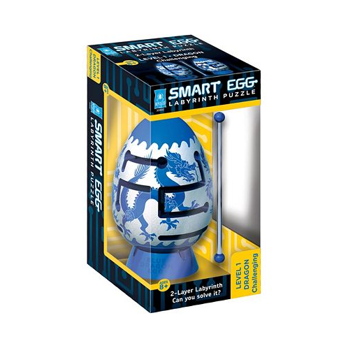 BePuzzled Smart Egg 2-Layer Labyrinth Puzzle - Blue Dragon Challenging