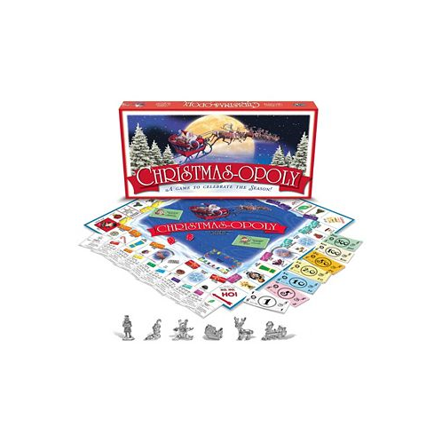 MasterPieces Puzzles Christmas-opoly Board Game