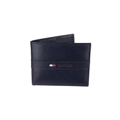 Tommy Hilfiger Mens Premium Leather RFID Passcase
