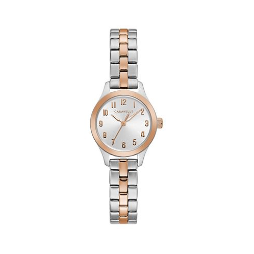 Caravelle Womens Two-Tone Stainless Steel Bracelet Watch 24mm