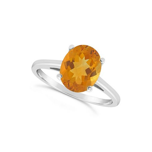 Macys Amethyst (2-1/3 ct. t.w.) Ring in Sterling Silver. Also Available in Citrine (2-5/8 ct. t.w.) and London Blue Topaz (3 ct. t.w.)