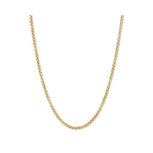 Giani Bernini Rounded Box Link 18 Chain Necklace in Sterling Silver or 18k Gold-Plated Over Sterling Silver
