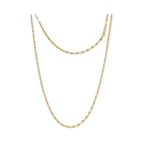 Macys Giani Bernini Disco Link 16 Chain Necklace in 24k Gold-Plated Sterling Silver