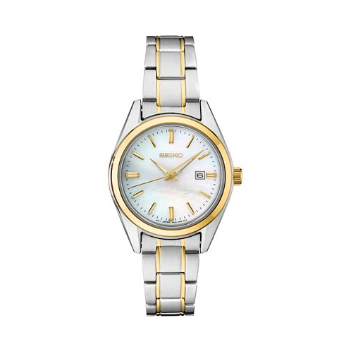 Seiko Womens Essentials Two-Tone Stainless Steel Bracelet Watch 29.8mm