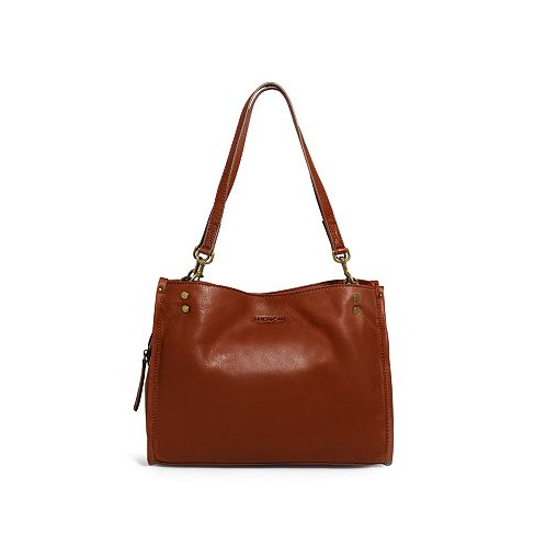 American Leather Co. Womens Lenox Triple Entry Satchel Handbag