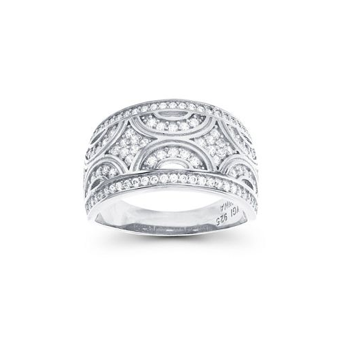 Macys Cubic Zirconia Pave Designed Ring