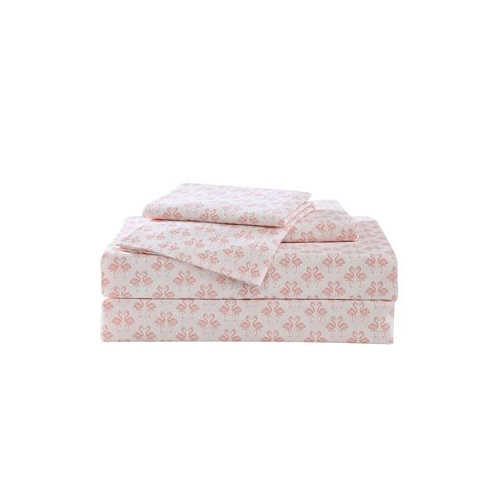 Tommy Bahama Home Tommy Bahama Flamingle Washed Cotton Queen Sheet Set