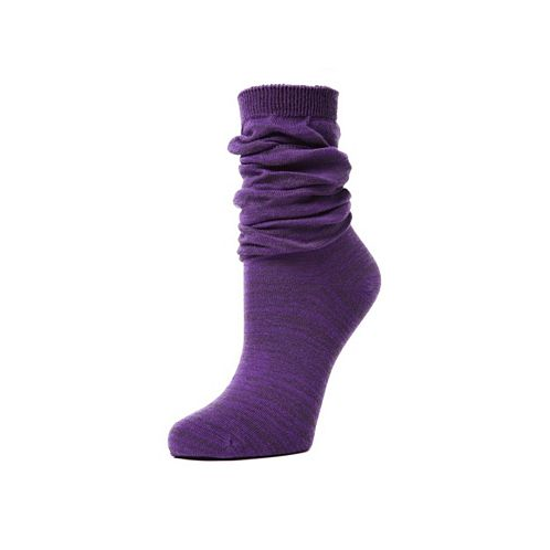 MeMoi Womens Flake Zag Sherpa Lined Lounge Socks