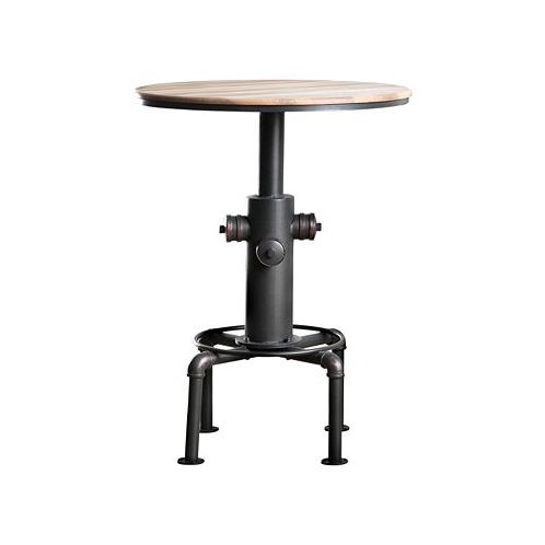 Furniture of America Zina Round Bar Table