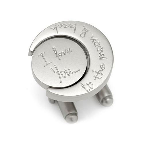 Ox & Bull Trading Co. Mens Love You to The Moon and Back Cufflinks