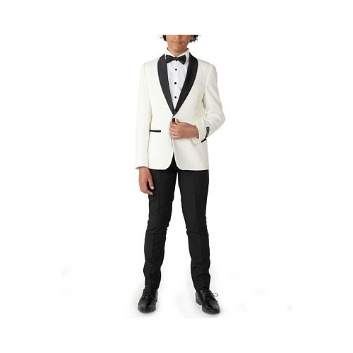 OppoSuits Big Boys 3-Piece Pearly Solid Tuxedo Set