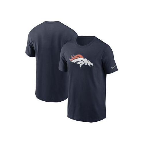 Nike Mens Navy Denver Broncos Primary Logo T-shirt