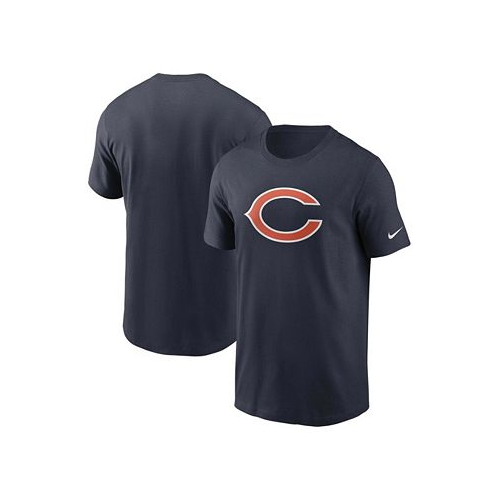 Nike Mens Navy Chicago Bears Primary Logo T-shirt