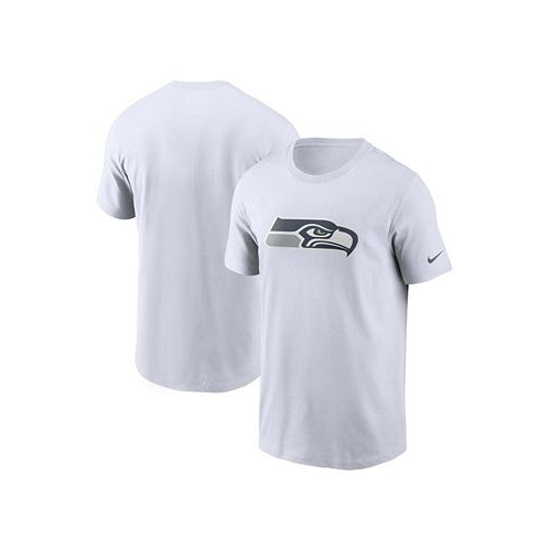 Nike Mens White Seattle Seahawks Primary Logo T-shirt