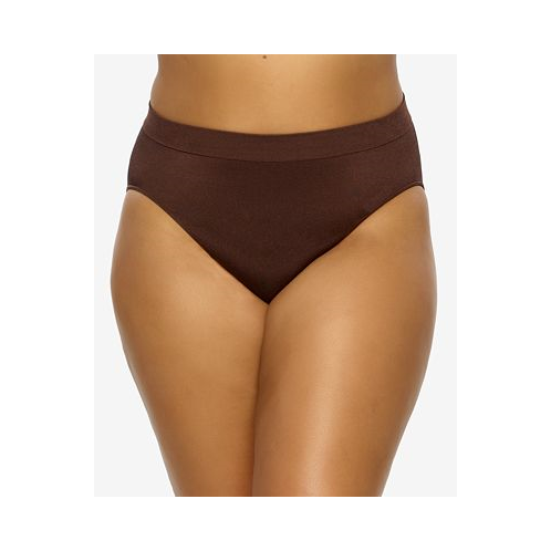 Paramour Plus Size Body Smooth Seamless High Leg Brief Panty