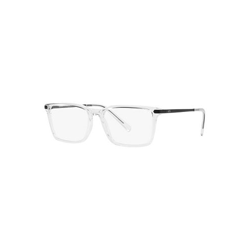 A|X Armani Exchange Mens Rectangle Eyeglasses AX3077