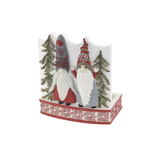 Avanti Christmas Gnomes Holiday Resin Soap Dish