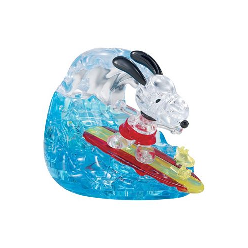 BePuzzled 3D Crystal Puzzle - Peanuts Snoopy Surf - 41 Piece