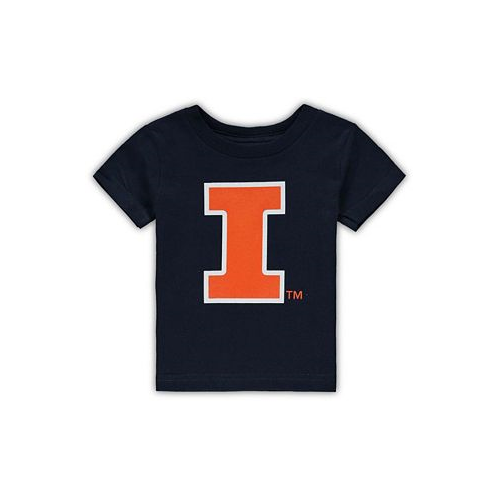 Two Feet Ahead Infant Navy Illinois Fighting Illini Big Logo T-shirt