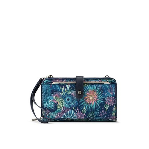 Sakroots Womens Recycled Ecotwill Smartphone Crossbody Wallet
