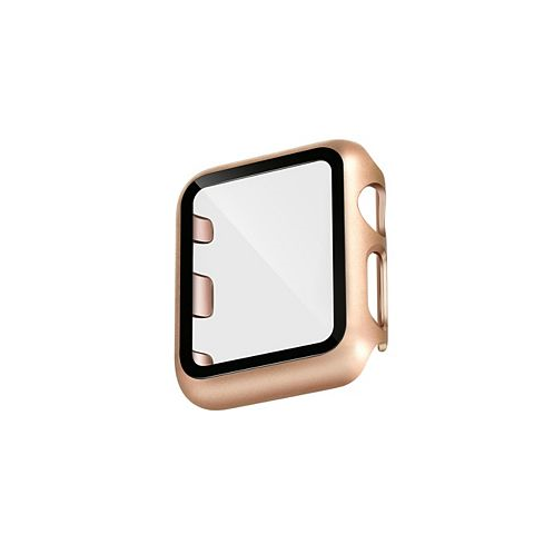 WITHit Gold Tone Full Protection Bumper with Integrated Glass Cover Compatible with 44mm Apple Watch